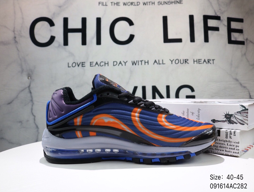 Nike Air Max 99 Blue Orange Black Shoes